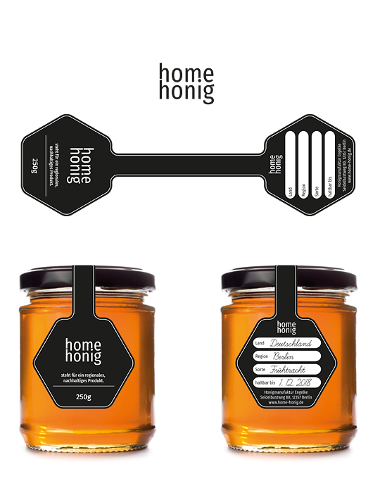 Label für home honig